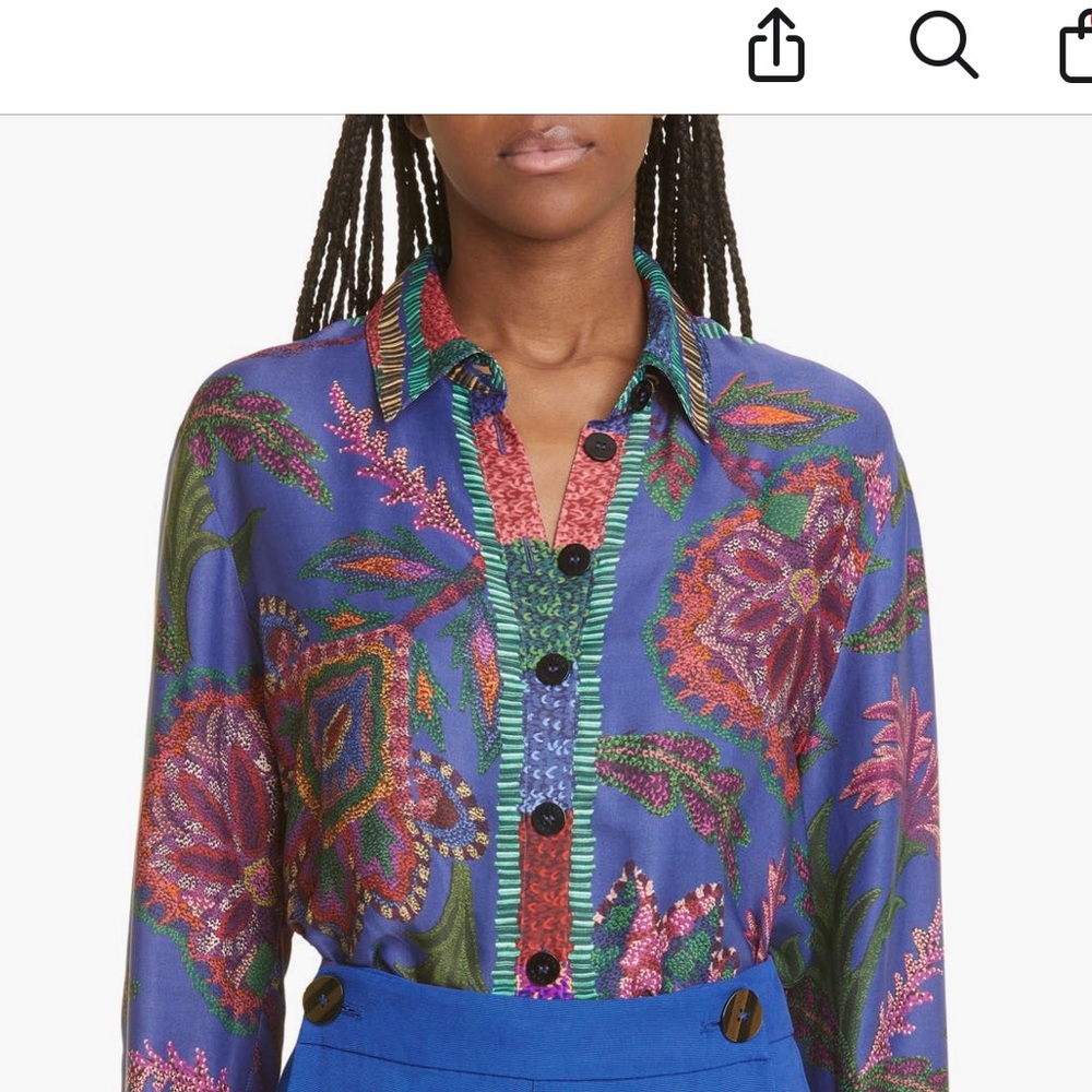 Blue Women's blouse